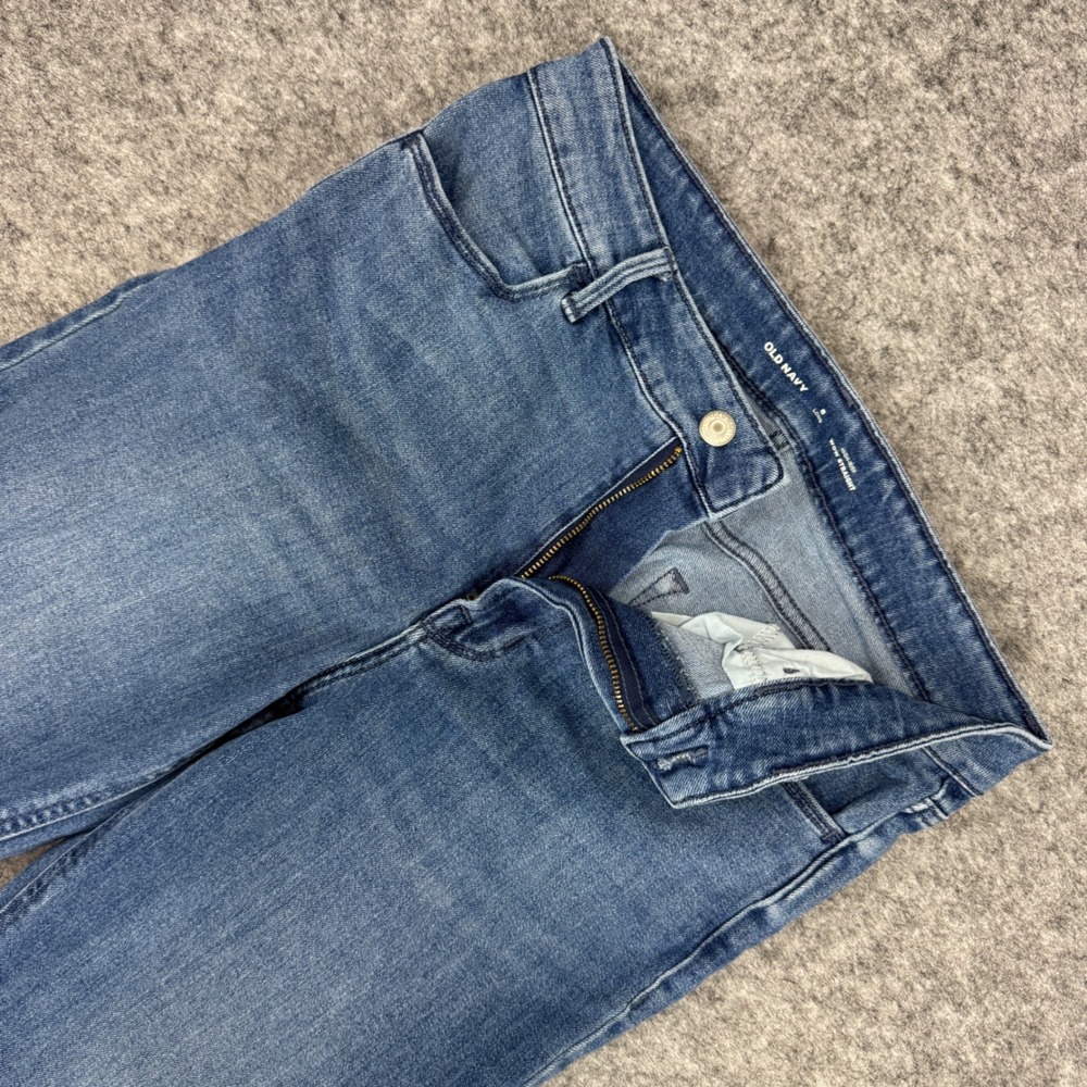 Old Navy Women's Size‎ 8 Long High Rise Wow Straight Leg Jeans Blue Wash
